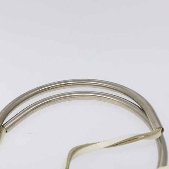 PRADA Hand Bag Nylon Cream Silver Auth EC470 - Picture 8 of 15